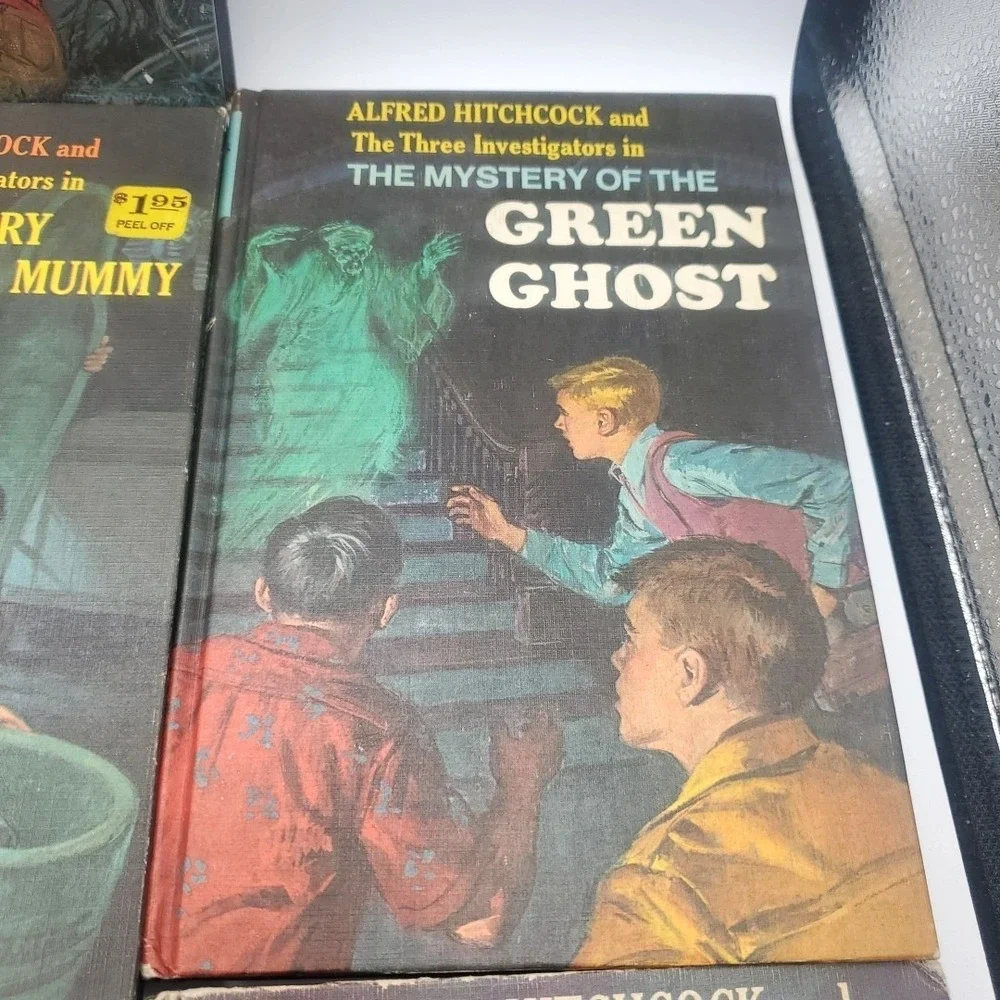 Alfred Hitchcock The Three Investigators Vintage Mystery‎ Hardcover Lot 1-6 & 12